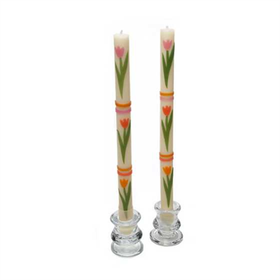 MacKenzie Childs Tulip Dinner Candles