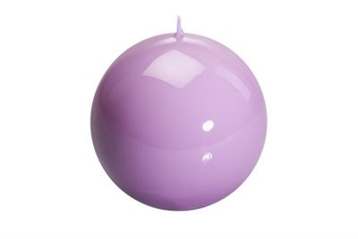 Large Lacquer Ball Candle- Lilac