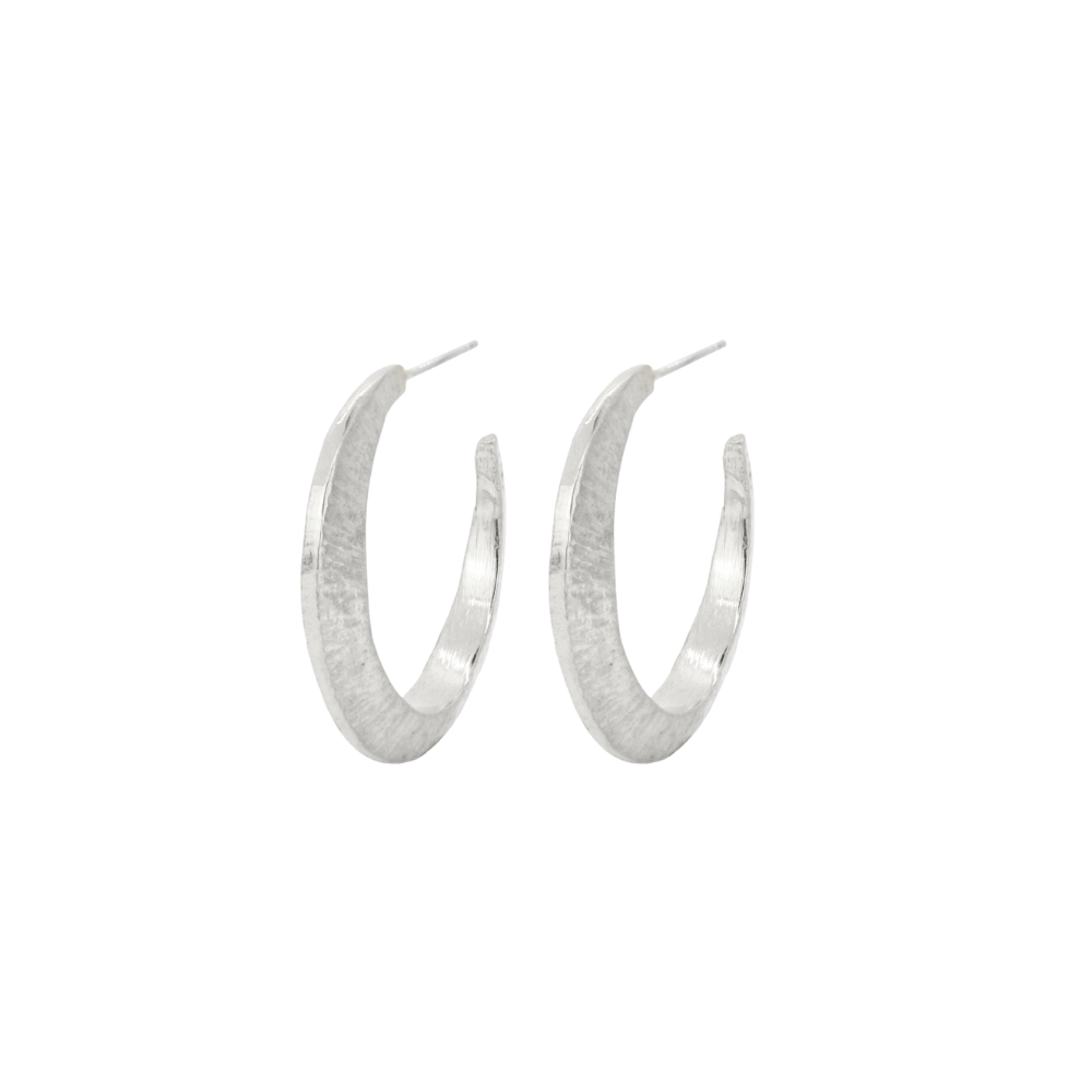 Silver Hoop Earrings