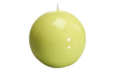 Large Lacquer Ball Candle- Light Green