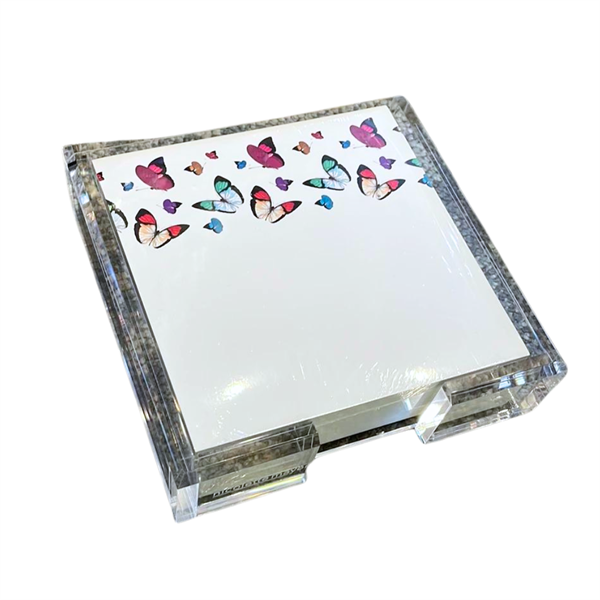 Nicolette Mayer Exotix Natural Notecard with Acrylic Holder *69383