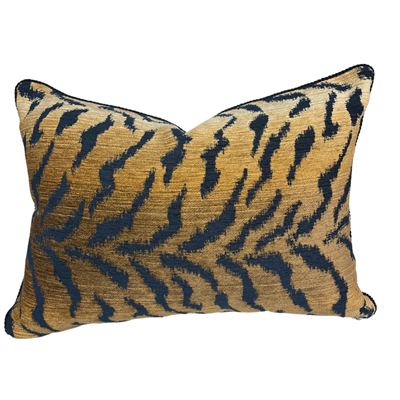 LMA Pillow Blue Tigra 14" x 22"