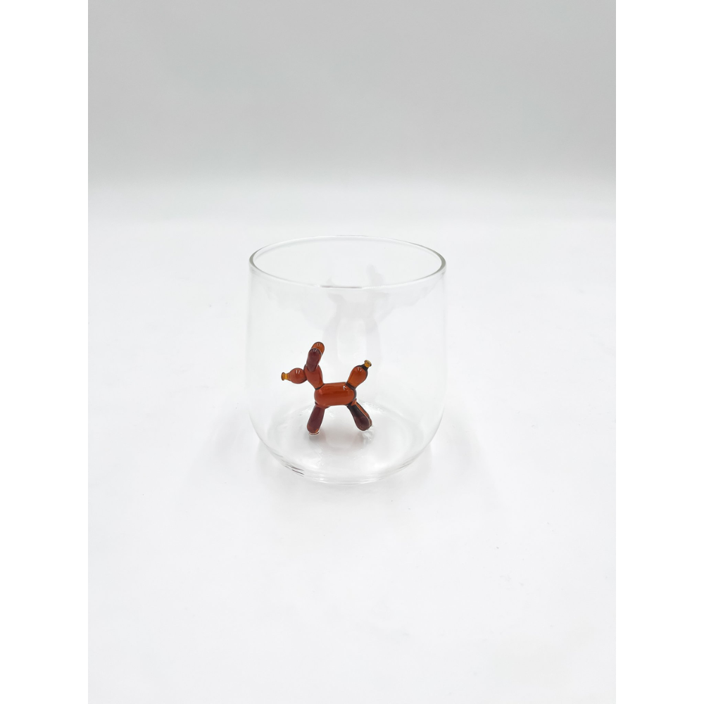 Dog Figure Waterglass