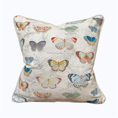 LMA Pillow #12 Butterfly Studies 22" x 22"