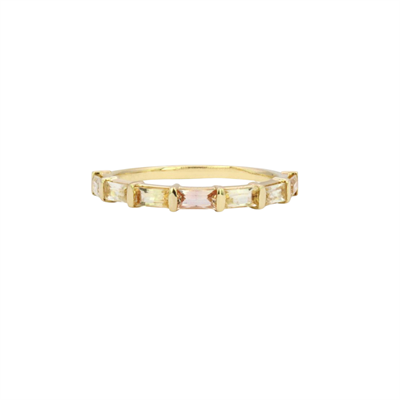Gold Ring with Topaz
