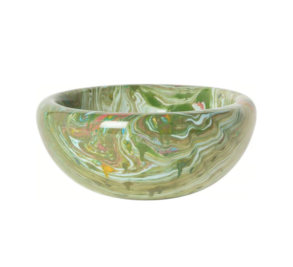 Resin Swirl Bowl, Pink *76236