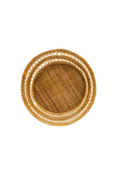 Round Woven Bowl, 20"