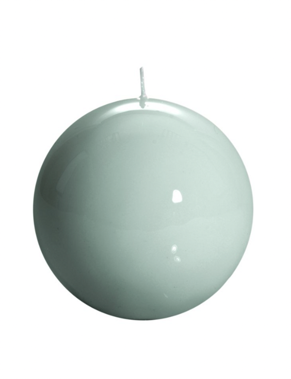 Large Lacquer Ball Candle- Water Green