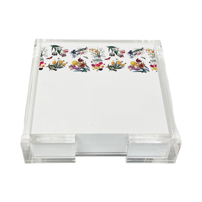 Nicolette Mayer Flora Fauna Notecard with Acrylic Holder