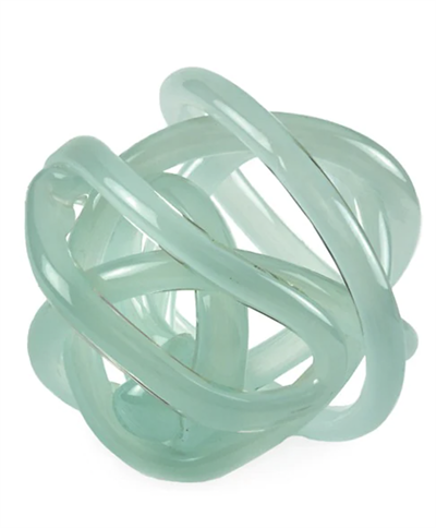 Glass Knot- Turquoise