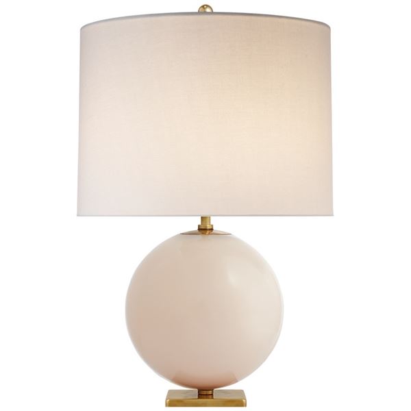 Blush Globe Table Lamp