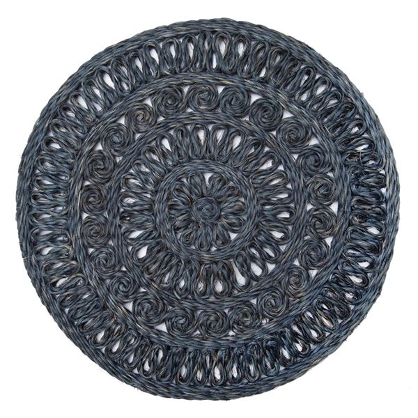 Navy 15" Round Placemats - Set of 4 