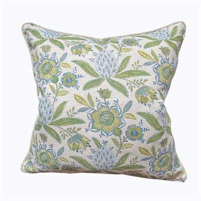 LMA Pillow #2 Botanical Moss 22x22