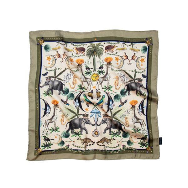 Muzaluci Silk Scarf- 28"