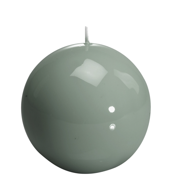 Large Lacquer Ball Candle- Jade Green