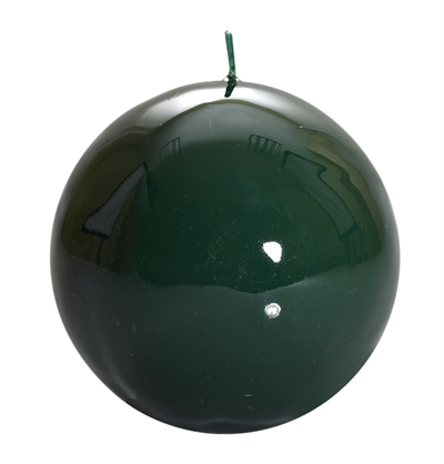 Large Lacquer Ball Candle- English Green
