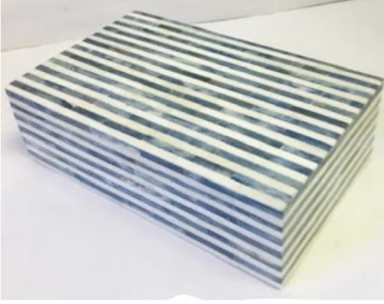 Blue and White Bone Box- Small