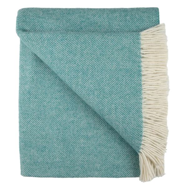 Southampton Home Wool Herringbone Throw